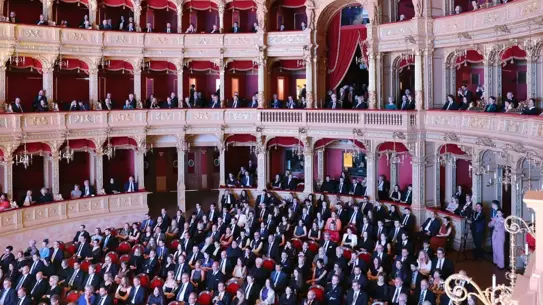 Cumhurbaşkanı Erdoğan, Macaristan Başbakanı Orban ile kültürel programa katıldı