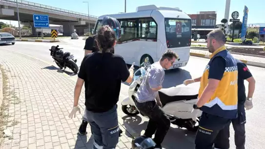 Bandırma'da Motosiklet Kazası: 1 Yaralı