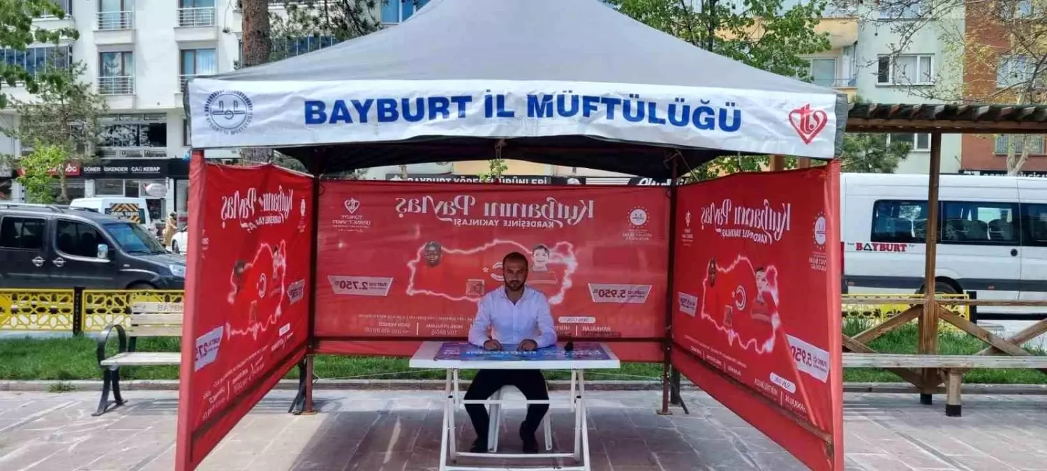 Bayburt'ta Kurban Bağış Standı Açıldı