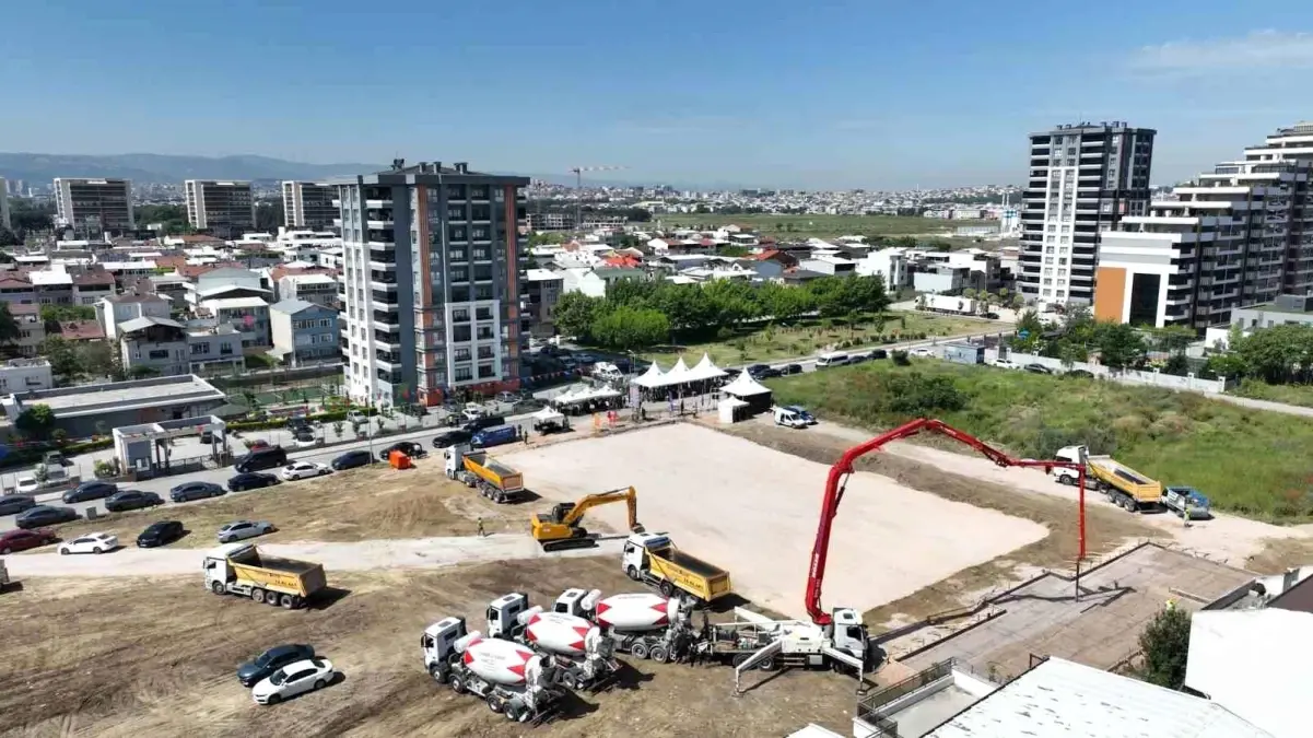 Bursa'da Spor Tesisinin Temeli Atıldı
