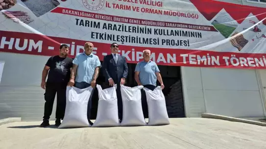 Düzce'de Çeltik Tohumu Dağıtımı