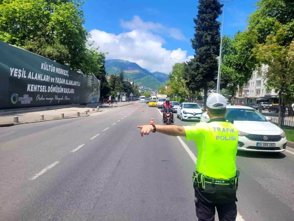 Ordu'da Trafik Denetimlerine Devam