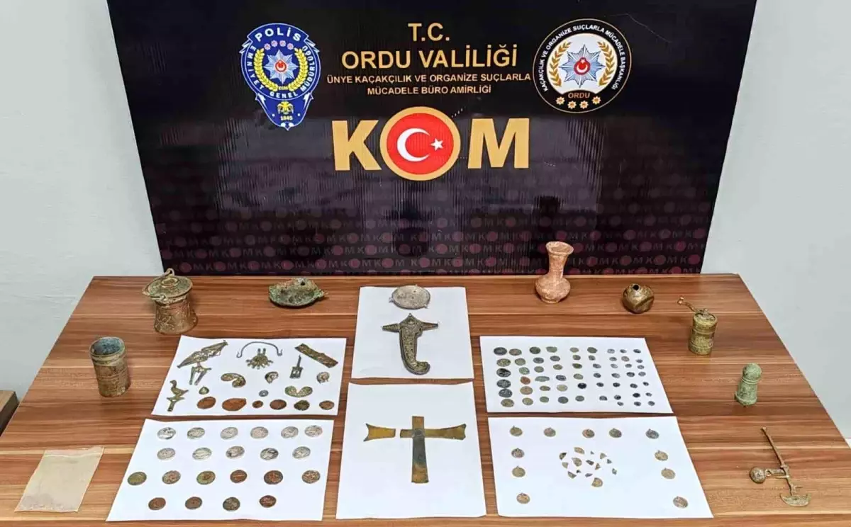 Ordu'da Tarihi Eşya Operasyonu