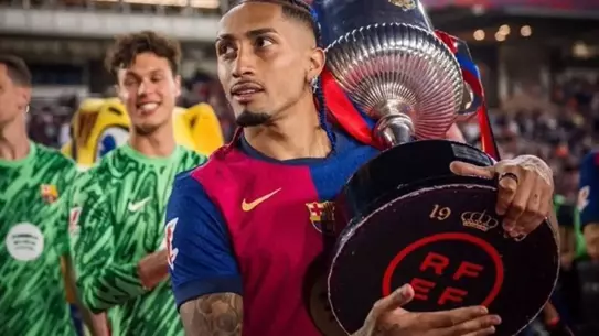 Barcelona, Raphinha ile 2028'e dek 'devam' dedi