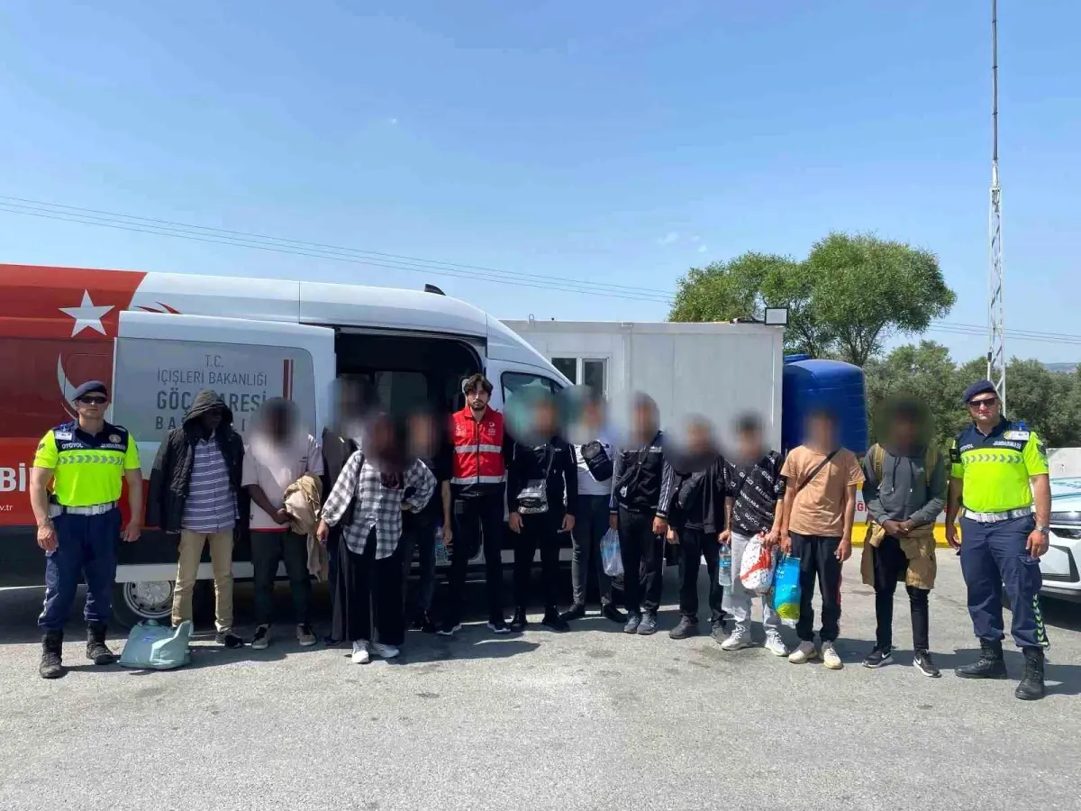 Aydın'da Düzensiz Göçmen Operasyonu