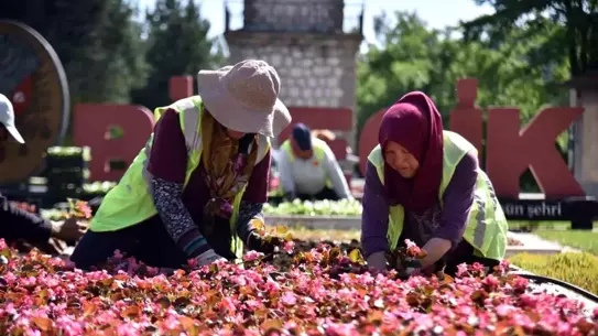 Bilecik'in Güzelleşmesine Kadın Elinden Destek