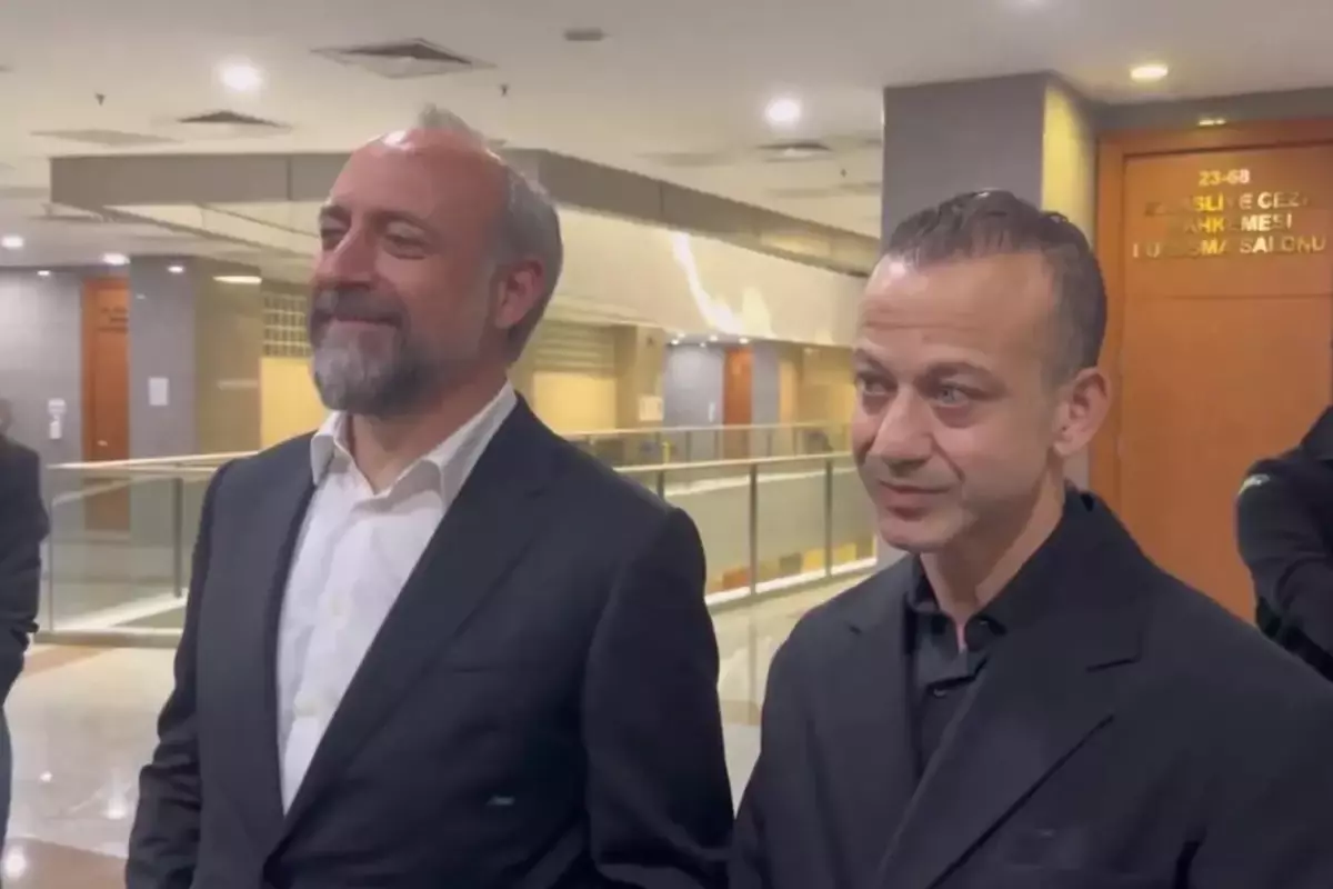 Halit Ergenç ve Rıza Kocaoğlu, 'Yalan Tanıklık' iddiasıyla adliyede