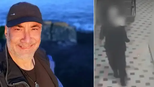 Yeşilçam oyuncusunu öldüren genç kızın kaçma anı güvenlik kamerasında