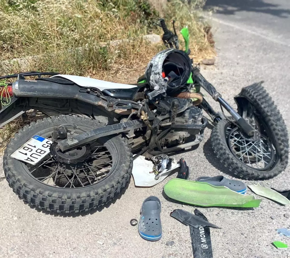 Çeşme'de motosiklet kazası: 1 ölü