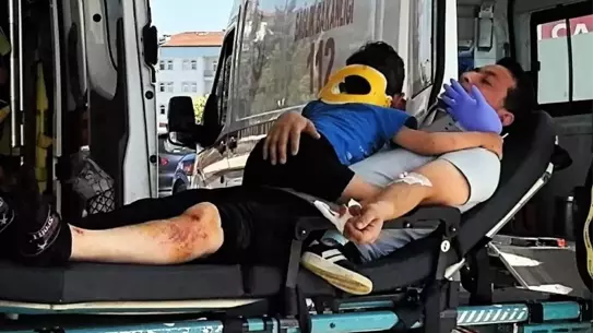 İnegöl'de Motosiklet Kazası