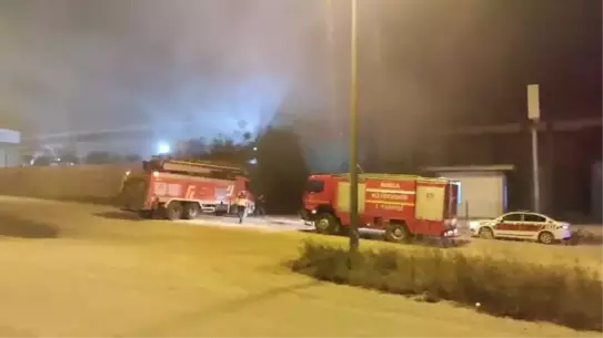 İnegöl'de Orman Fabrikasında Yangın