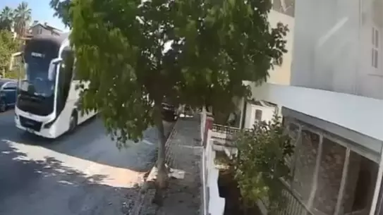 Tur Otobüsü Köpeği Ezdi