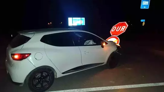 Ehliyetsiz ve Alkollü Sürücü Kaza Yaptı