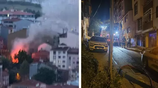 Bilecik'te yangın dumanları gökyüzünü kapladı