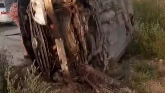 Hatay'da Takla Atan Araçta 4 Yaralı