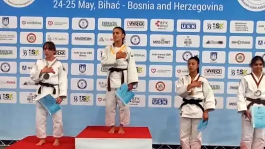 Ayşenaz Tosun, Ümitler Balkan Judo Şampiyonası'nda Gümüş Madalya Kazandı