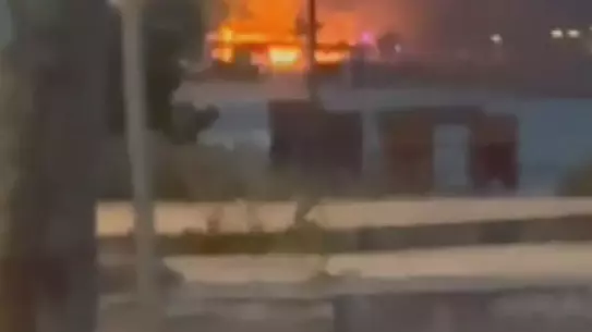 Silivri'de Kafe Yangını