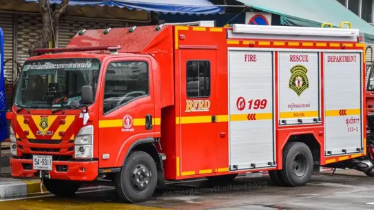 Tayland'da Tır ve Tanker Kazası