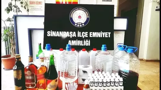 Afyonkarahisar'da Kaçak Alkol Baskını
