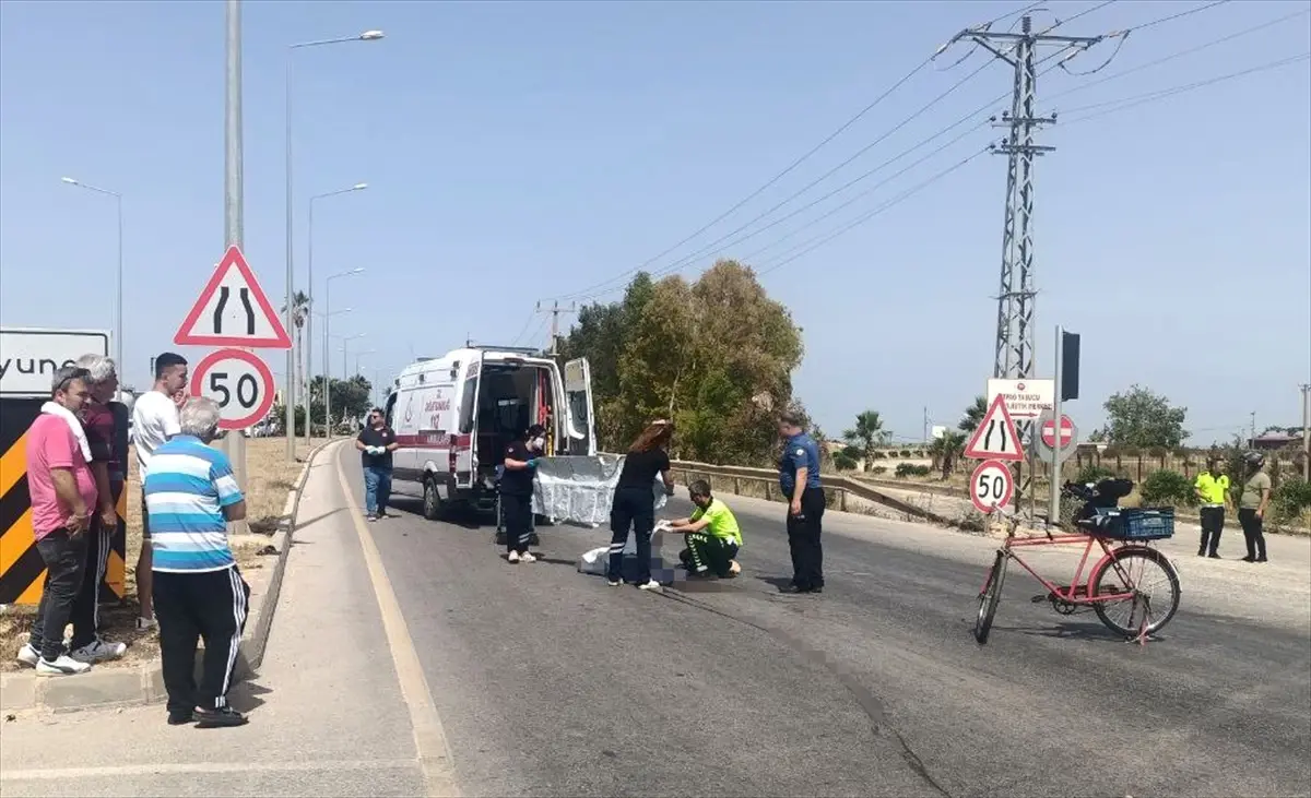Silifke'de Bisikletli Adam Trafik Kazasında Hayatını Kaybetti