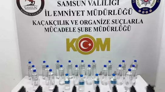 Samsun'da Alkol Satan Kişi Yakalandı