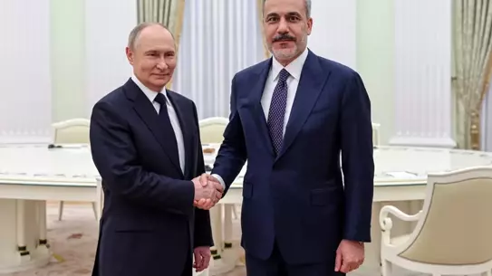 Moskova'da kritik temas! Dışişleri Bakanı Hakan Fidan, Rusya Devlet Başkanı Vladimir Putin ile görüştü.