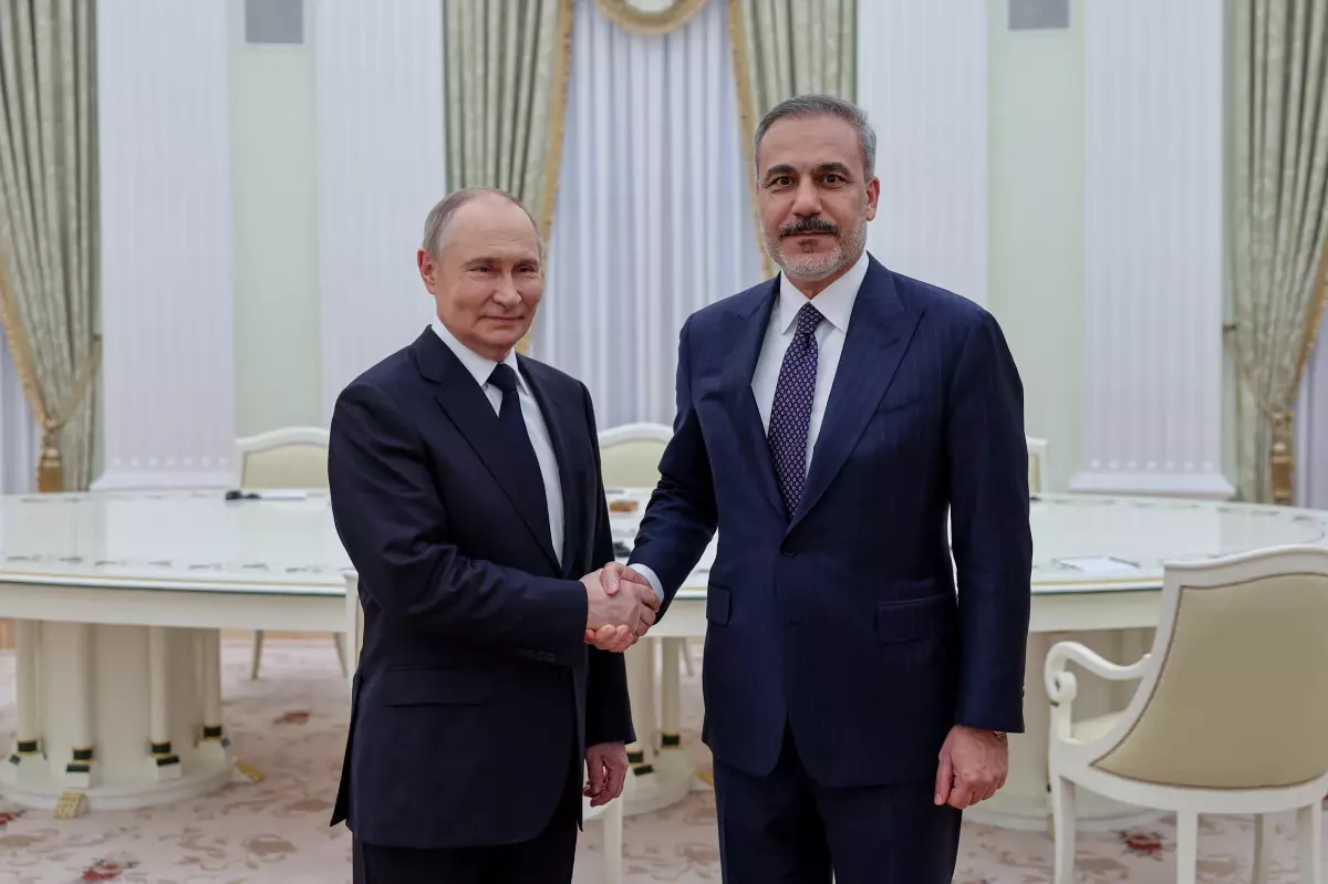 Hakan Fidan, Putin ile Moskova'da Görüştü