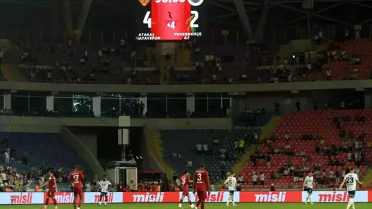 Fenerbahçe, Hatayspor'a 4-2 Yenildi