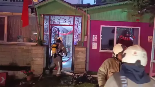 Sarıyer'de Anaokulunda Yangın