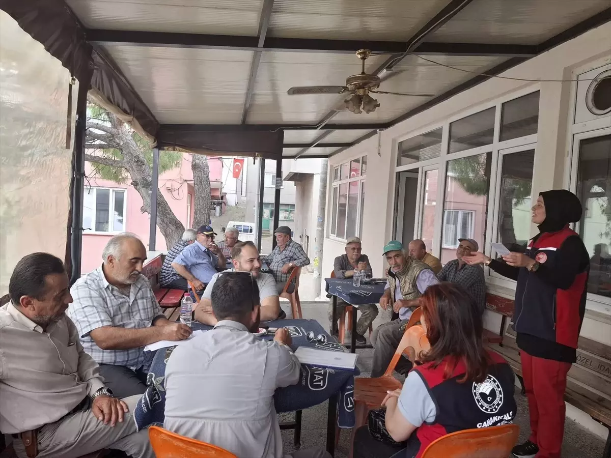 Çanakkale'de Pestisit Denetimleri ve Eğitimler Devam Ediyor