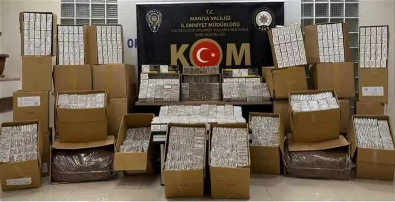 Salihli'de Tütün Kaçakçılığına Operasyon