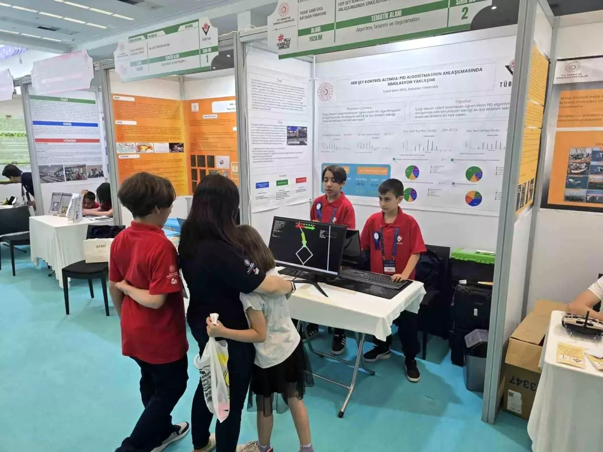 Beyağaç Ortaokulu Öğrencileri Ankara'da Proje Sergisine Katıldı