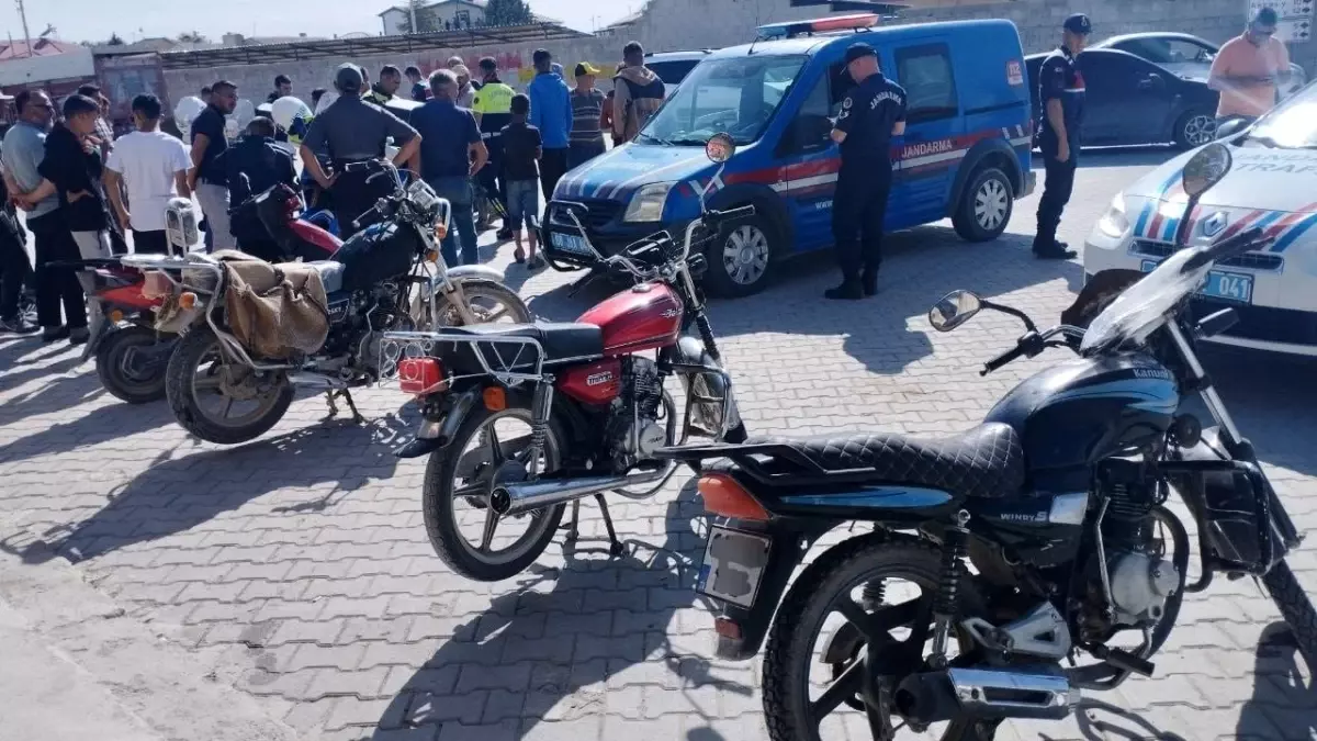 Aksaray'da Motosiklet Denetimi