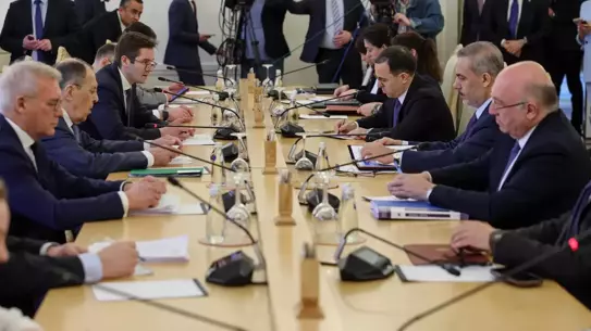 Hakan Fidan ve Lavrov Moskova'da Buluştu