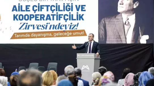 Mersin'de 'Aile Çiftçiliği ve Kooperatifçilik Zirvesi' düzenlendi