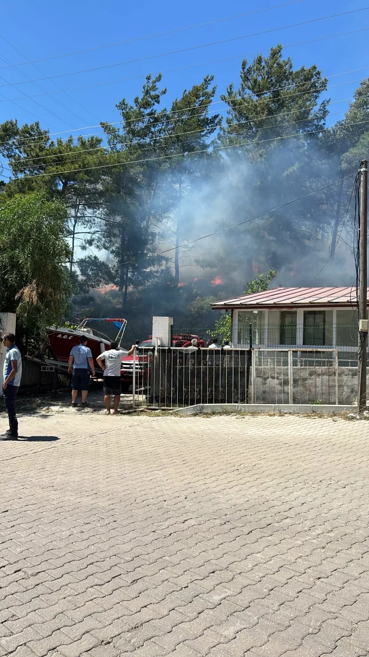 Marmaris'te Orman Yangını