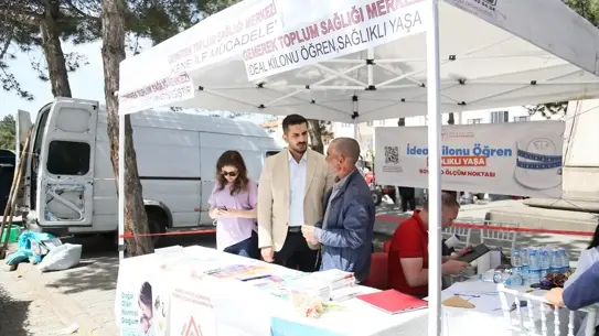 Gemerek'te Sağlık Standı Kuruldu