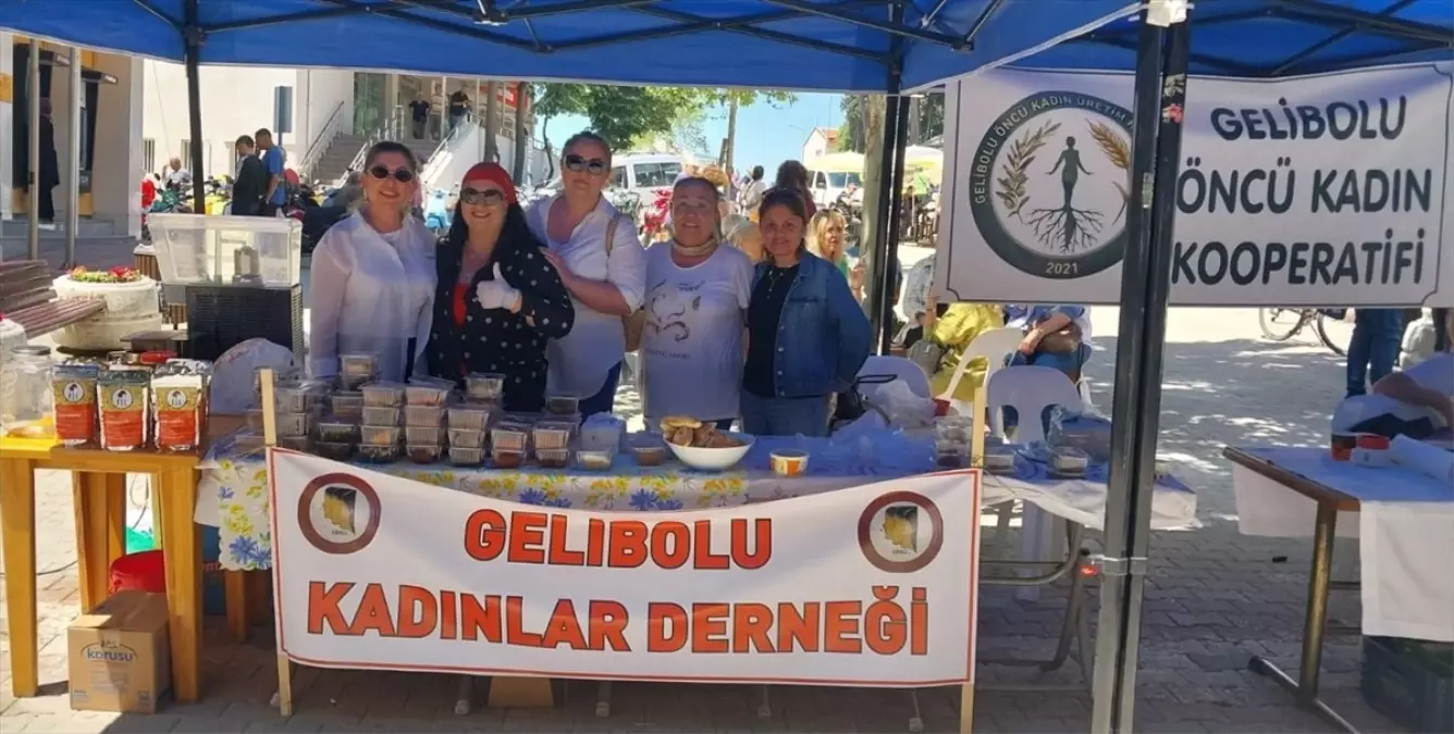 Gelibolu'da Yöresel Lezzetler Stantta Tanıtıldı