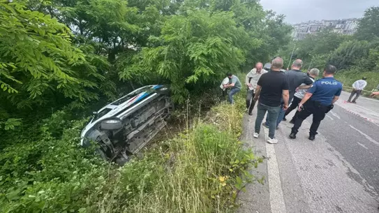 Trabzon'da Minibüs Devrildi, 5 Yaralı