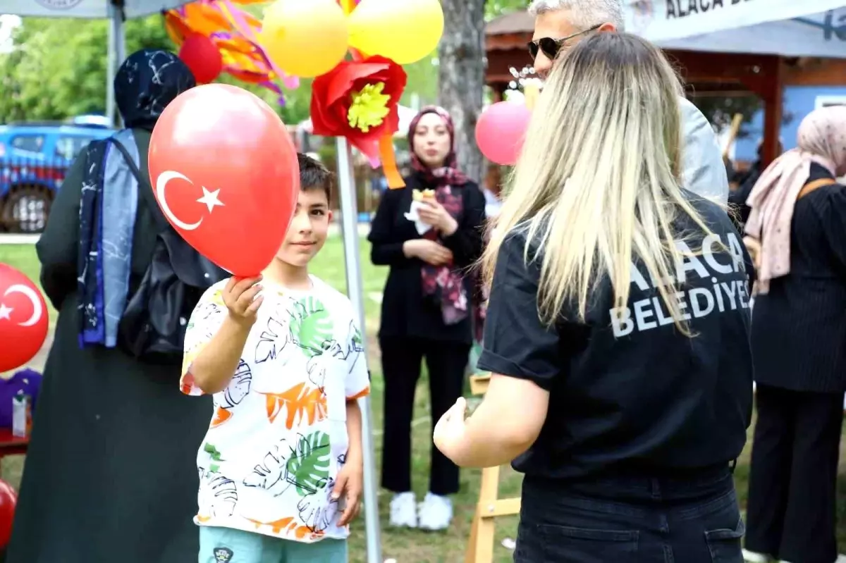 Alaca'da Çocuk Şenliği Coşkuyla Kutlandı