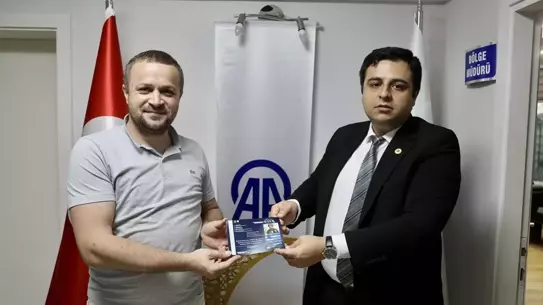 Kaymakam Yıldız'dan AA Müdürü'ne Ziyaret