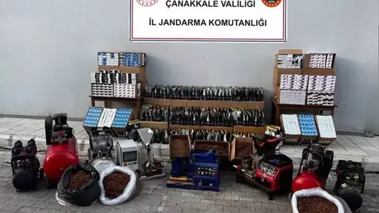 Biga'da Kaçakçılık Operasyonu