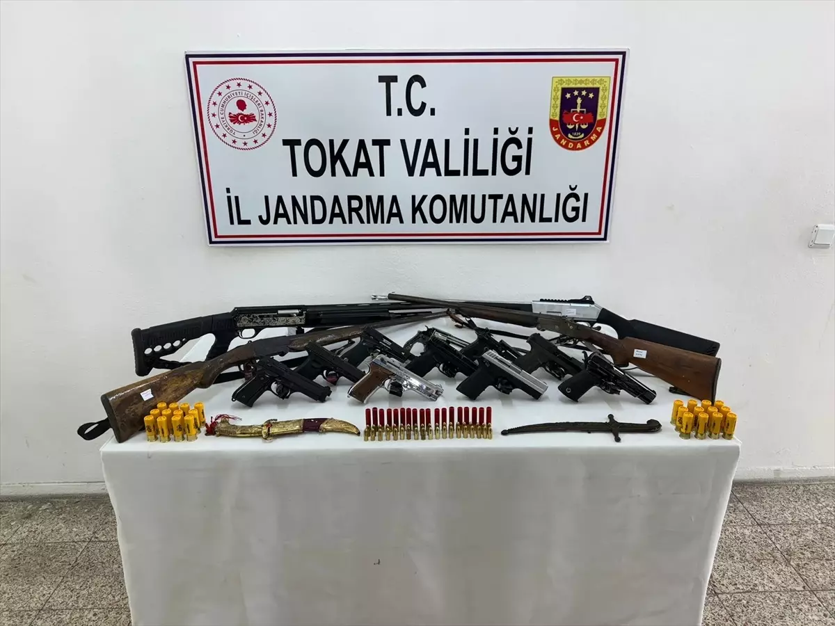 Tokat'ta Kaçak Silah Operasyonu