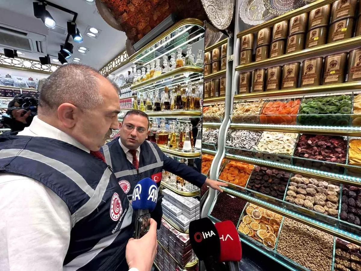 Mısır Çarşısı'nda Fahiş Fiyat Denetimi