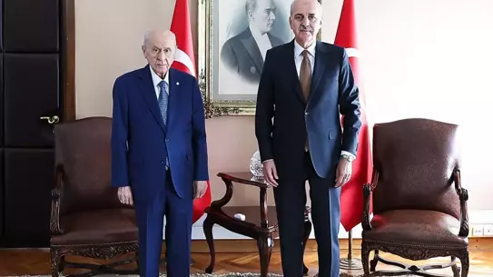 Kurtulmuş'tan Bahçeli'ye ziyaret