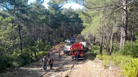 Marmaris'te Orman Yangınına Müdahale