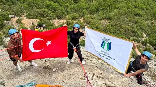Kaya Tırmanışı Şenliği Geyve'de Düzenlendi