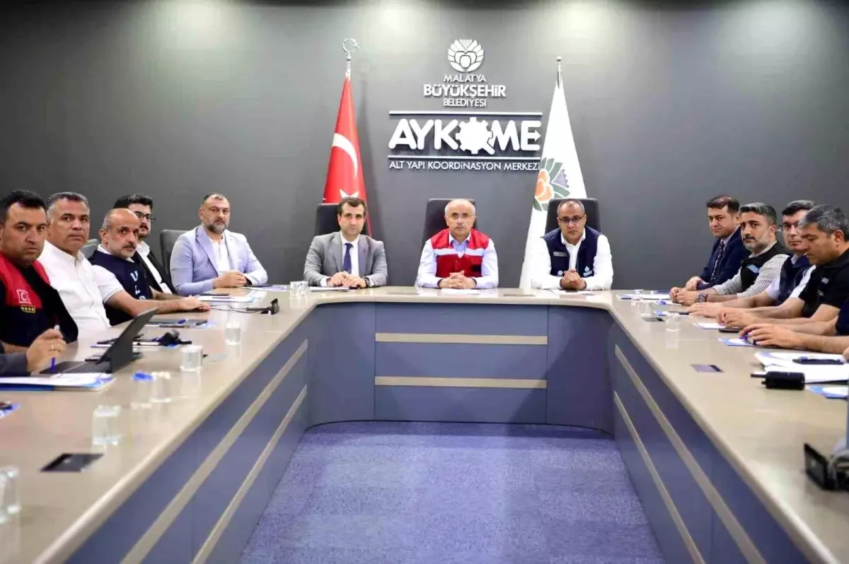 Malatya'da Sağanak Yağışa Hızlı Müdahale
