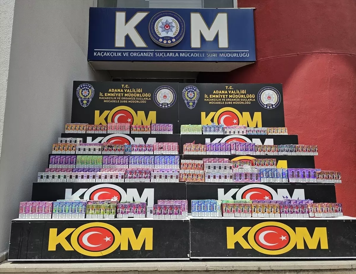 Adana'da Kaçak Sigara Operasyonu
