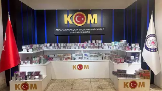 Ankara'da 3 Milyonluk Kaçak Sigara Operasyonu